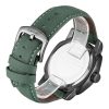 CAGARNY 6833 Fashionable Concise Three Needles Quartz Wrist Watch with Leather Band & 24-hour Indication & Calendar Function for Couples (Green Scale) - Image 5