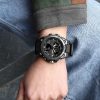 Addies MY-1818 Luminous Three-window LED Outdoor Sports Multi-function Electronic Watch for Men, Support Calendar / Alarm Clock / Timer (Black) - Image 11