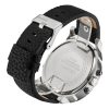 CAGARNY 6820 Fashionable Multifunctional Style Quartz Business Sport Wrist Watch with Leather Band & GMT Time & Calendar & Luminous Display for Men (Black) - Image 5