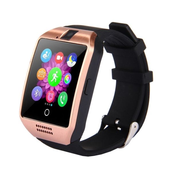 Q18 1.54 inch TFT Screen MTK6260A 360MHz Bluetooth 3.0 Smart Watch Phone, 128M + 64M Memory (Gold)