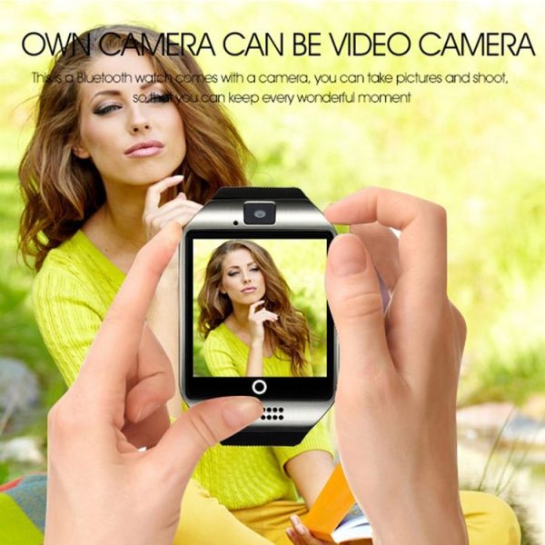 Q18 1.54 inch TFT Screen MTK6260A 360MHz Bluetooth 3.0 Smart Watch Phone, 128M + 64M Memory (Gold) - Image 12