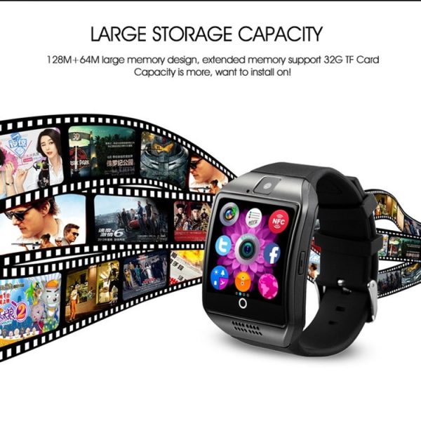 Q18 1.54 inch TFT Screen MTK6260A 360MHz Bluetooth 3.0 Smart Watch Phone, 128M + 64M Memory (Gold) - Image 19
