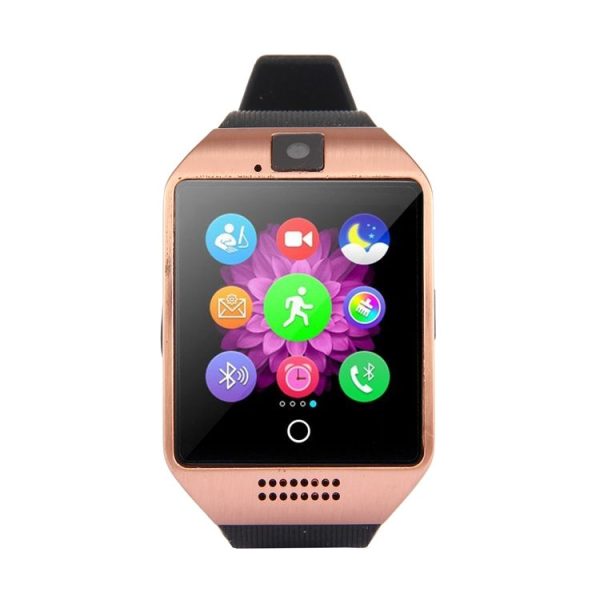 Q18 1.54 inch TFT Screen MTK6260A 360MHz Bluetooth 3.0 Smart Watch Phone, 128M + 64M Memory (Gold) - Image 2