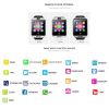 Q18 1.54 inch TFT Screen MTK6260A 360MHz Bluetooth 3.0 Smart Watch Phone, 128M + 64M Memory (Gold) - Image 6