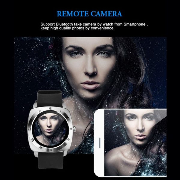 X5 1.33 inch Full IPS Capacitive Round Touch Screen Bluetooth 3.0 Silicone Strap Smart Watch Phone With Micro SIM Card Slot for All Android Smartphones, Support FM Radio / Pedometer / Remote Camera / Sleep Monitoring / Sedentary Reminder / Security Anti-loss Function, etc (Rose Gold) - Image 10