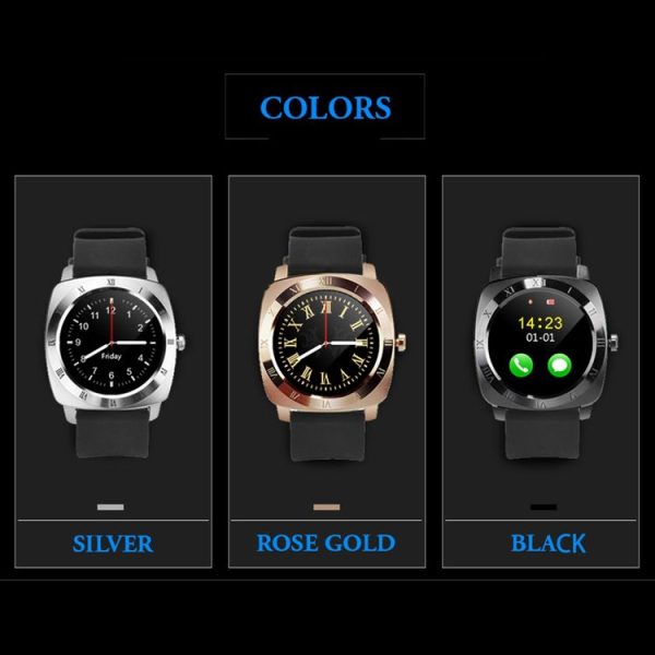 X5 1.33 inch Full IPS Capacitive Round Touch Screen Bluetooth 3.0 Silicone Strap Smart Watch Phone With Micro SIM Card Slot for All Android Smartphones, Support FM Radio / Pedometer / Remote Camera / Sleep Monitoring / Sedentary Reminder / Security Anti-loss Function, etc (Rose Gold) - Image 19