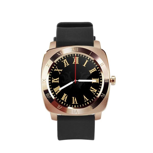 X5 1.33 inch Full IPS Capacitive Round Touch Screen Bluetooth 3.0 Silicone Strap Smart Watch Phone With Micro SIM Card Slot for All Android Smartphones, Support FM Radio / Pedometer / Remote Camera / Sleep Monitoring / Sedentary Reminder / Security Anti-loss Function, etc (Rose Gold) - Image 2