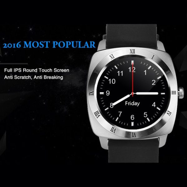 X5 1.33 inch Full IPS Capacitive Round Touch Screen Bluetooth 3.0 Silicone Strap Smart Watch Phone With Micro SIM Card Slot for All Android Smartphones, Support FM Radio / Pedometer / Remote Camera / Sleep Monitoring / Sedentary Reminder / Security Anti-loss Function, etc (Rose Gold) - Image 5