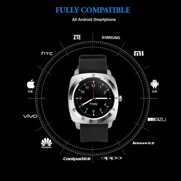 X5 1.33 inch Full IPS Capacitive Round Touch Screen Bluetooth 3.0 Silicone Strap Smart Watch Phone With Micro SIM Card Slot for All Android Smartphones, Support FM Radio / Pedometer / Remote Camera / Sleep Monitoring / Sedentary Reminder / Security Anti-loss Function, etc (Rose Gold) - Image 9