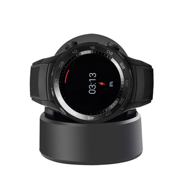 Huawei Watch Second Generation Charger Charging Dock Base Stand Holder with 1.2m Charging Cable (Black) - Image 2