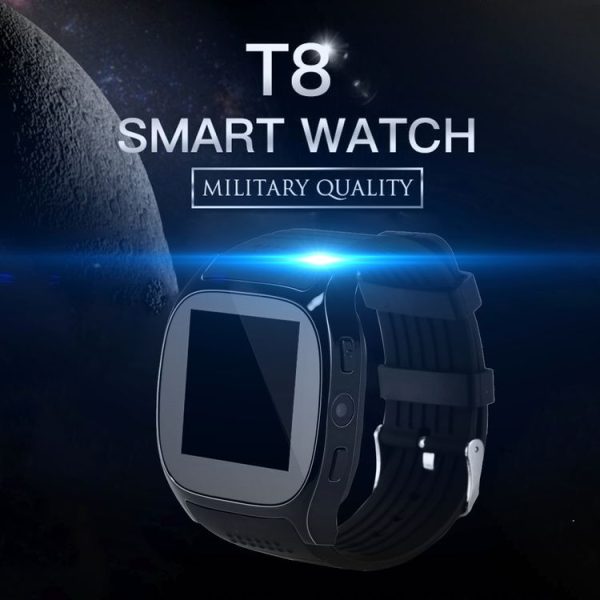 T8 Smart Watch Phone, 1.54 inch IPS Screen 6261D / 260MHz, 0.3MP Camera, Support GSM & Dial & Pedometer & Anti-lost & Sleep Monitor & Remote Camera & FM Radio (White) - Image 6