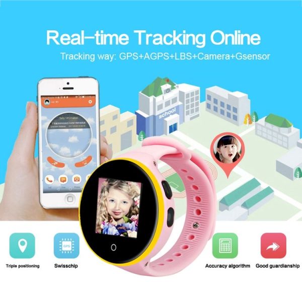 ZGPAX S669 Smart Children Watch Phone, 1.22 inch IPS MT2503, Water-resistant, Network: 2G, Support Accurate Positioning, GEO Fence, Track Playback, Pedometer, Alarm, SOS Number, Remote Monitoring (Pink) - Image 7