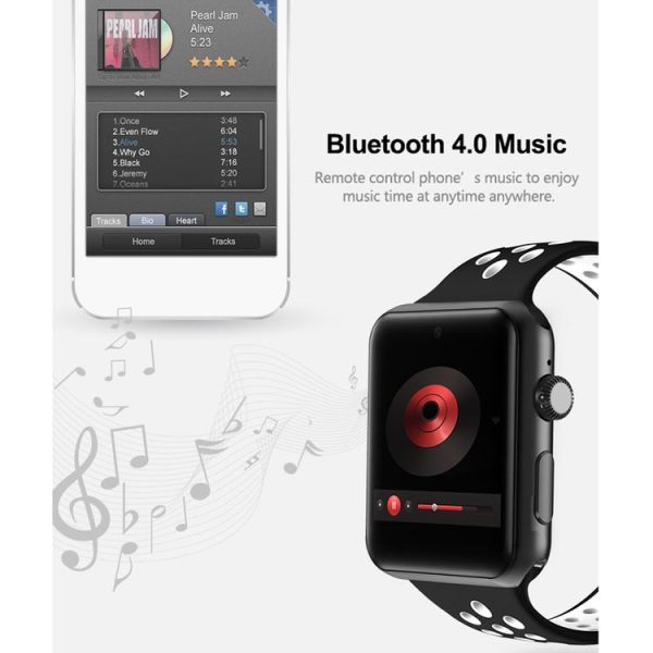 DOMINO DM09 Plus Watch Phone, 128MB+64MB, 1.54 inch IPS Screen MTK2502C-ARM7, Silicone Watch Band, Bluetooth 4.0, Network: 2G, Support Pedometer / Text to Speech / Sleep Monitor / Sedentary Reminder / Anti-lost / Voice Changer / Notification Reminder / Voice Interaction / Remote Capture (Black + Black & Yellow) - Image 17