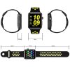 DOMINO DM09 Plus Watch Phone, 128MB+64MB, 1.54 inch IPS Screen MTK2502C-ARM7, Silicone Watch Band, Bluetooth 4.0, Network: 2G, Support Pedometer / Text to Speech / Sleep Monitor / Sedentary Reminder / Anti-lost / Voice Changer / Notification Reminder / Voice Interaction / Remote Capture (Black + Black & Yellow) - Image 6