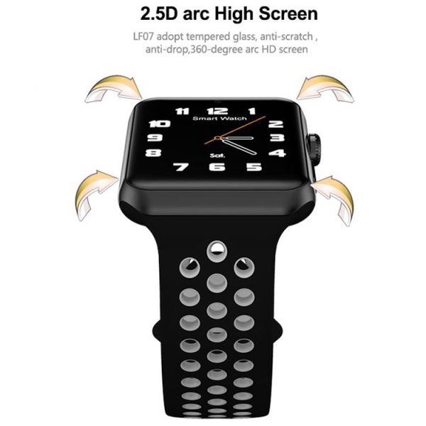 DOMINO DM09 Plus Watch Phone, 128MB+64MB, 1.54 inch IPS Screen MTK2502C-ARM7, Silicone Watch Band, Bluetooth 4.0, Network: 2G, Support Pedometer / Text to Speech / Sleep Monitor / Sedentary Reminder / Anti-lost / Voice Changer / Notification Reminder / Voice Interaction / Remote Capture (Black + Black & Yellow) - Image 9