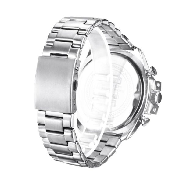 CAGARNY 6839 Fashion Waterproof Quartz Watch with Stainless Steel Band - Image 3