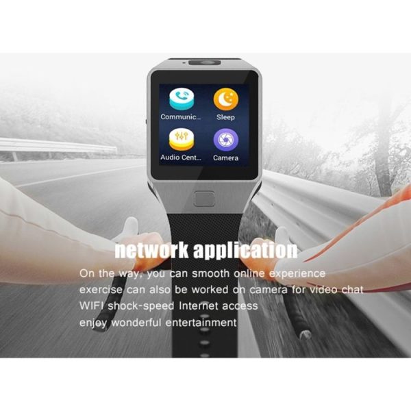 QW09 Smart Watch Phone, 512MB+4GB, 1.54inch LCD Capacitive Touch Screen Android 4.4.2, MTK6572A Dual Core, 1.2GHz, 3G / 2G Network, Support Pedometer / Bluetooth V4.0 / WiFi / Phone Anti-lost, with Silicone Strap (White) - Image 13