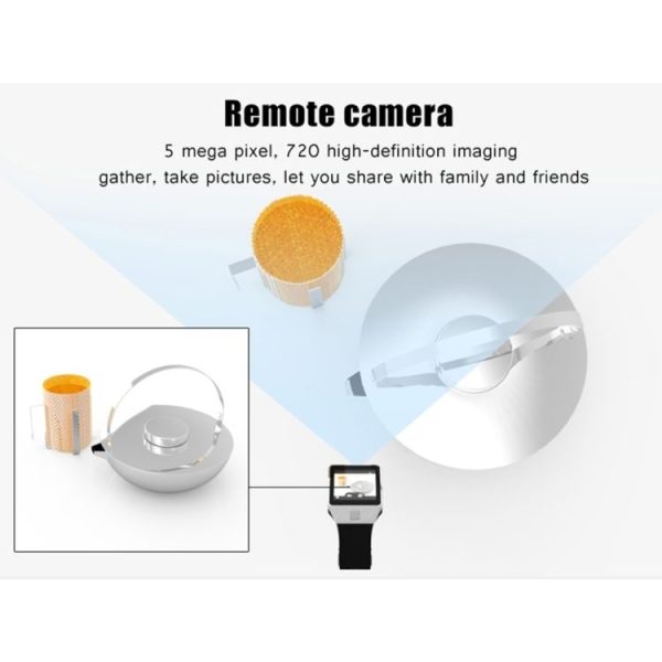 QW09 Smart Watch Phone, 512MB+4GB, 1.54inch LCD Capacitive Touch Screen Android 4.4.2, MTK6572A Dual Core, 1.2GHz, 3G / 2G Network, Support Pedometer / Bluetooth V4.0 / WiFi / Phone Anti-lost, with Silicone Strap (White) - Image 15