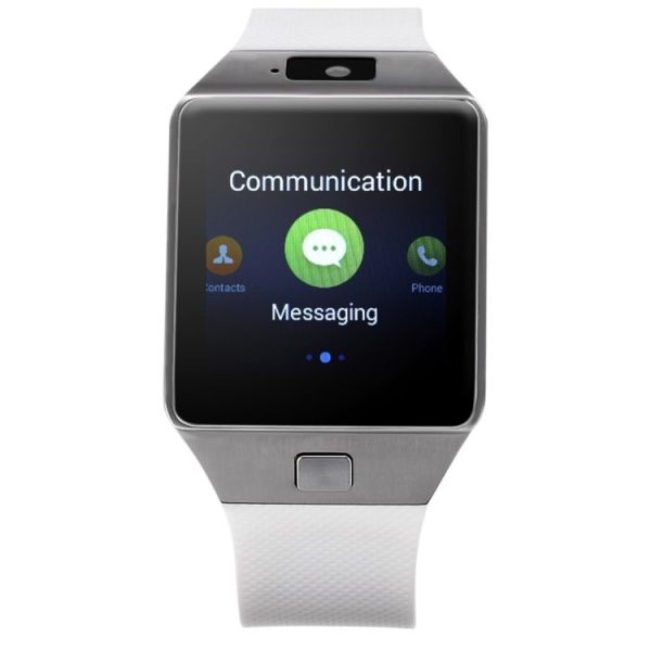 QW09 Smart Watch Phone, 512MB+4GB, 1.54inch LCD Capacitive Touch Screen Android 4.4.2, MTK6572A Dual Core, 1.2GHz, 3G / 2G Network, Support Pedometer / Bluetooth V4.0 / WiFi / Phone Anti-lost, with Silicone Strap (White) - Image 2