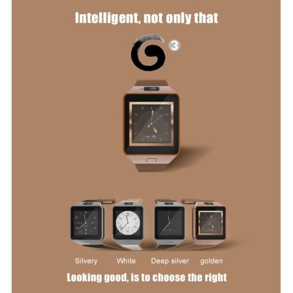 QW09 Smart Watch Phone, 512MB+4GB, 1.54inch LCD Capacitive Touch Screen Android 4.4.2, MTK6572A Dual Core, 1.2GHz, 3G / 2G Network, Support Pedometer / Bluetooth V4.0 / WiFi / Phone Anti-lost, with Silicone Strap (White) - Image 21