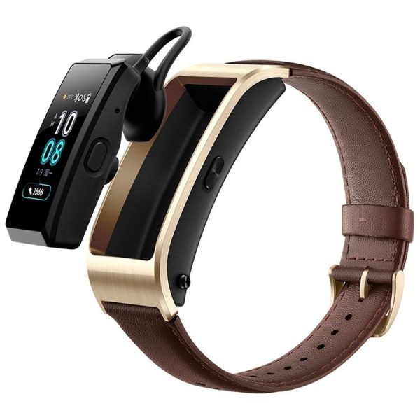 Huawei TalkBand B5 Bluetooth 4.2 Headset Fitness Tracking Business Smart Bracelet for Android / iOS, 1.13 inch Touch AMOLED 2.5D Screen, Support Fitness Tracker / Pedometer / Sleep Monitor (Brown) - Image 4