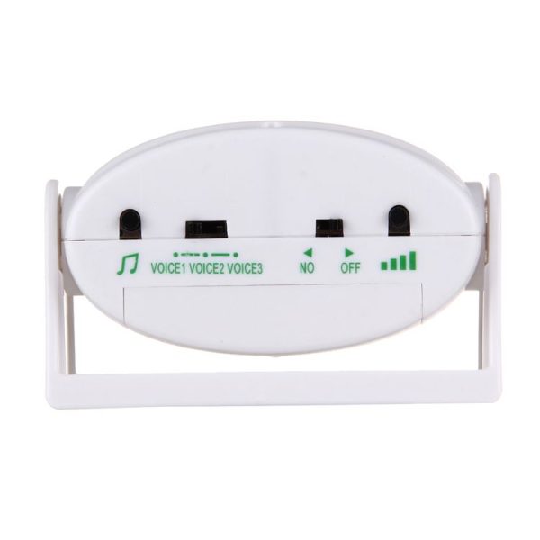 5301 Wireless Infrared Motion Sensor Welcome Alarm Intelligent Greeting Warning Doorbell, IR Distance: 10m (White) - Image 4