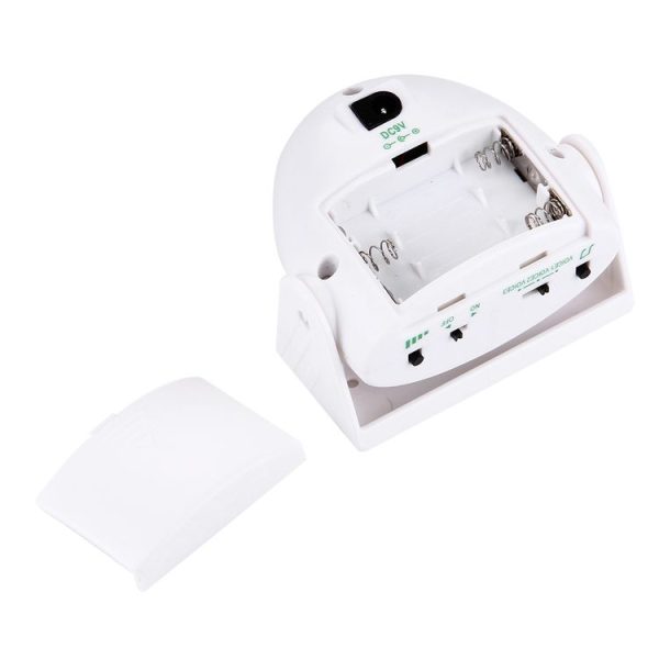 5301 Wireless Infrared Motion Sensor Welcome Alarm Intelligent Greeting Warning Doorbell, IR Distance: 10m (White) - Image 5