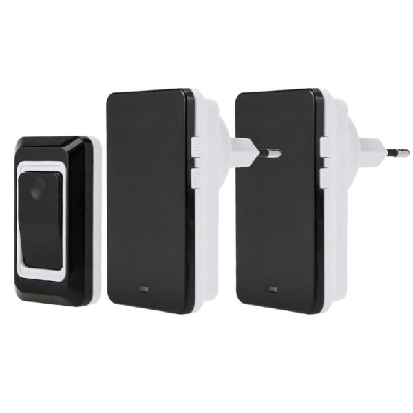 SAFUL K108 Waterproof Wireless Smart Doorbell, One Transmitter Dual Receiver, EU Plug - Image 2