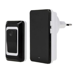 SAFUL K108 Waterproof Wireless Smart Doorbell, One Transmitter One Receiver, EU Plug