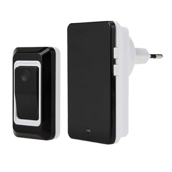 SAFUL K108 Waterproof Wireless Smart Doorbell, One Transmitter One Receiver, EU Plug