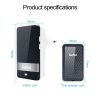Saful TS-K106 IP68 Waterproof 4-Level Ring Tone Adjustable Wireless Intelligent Self-generating Doorbell with 28 First Ringtones - Image 3