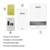 Saful TS-K106 IP68 Waterproof 4-Level Ring Tone Adjustable Wireless Intelligent Self-generating Doorbell with 28 First Ringtones - Image 7