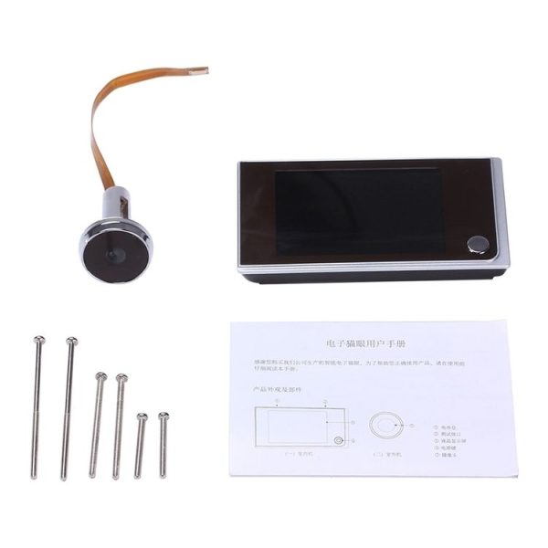 SN520A 3.5 inch Screen 1.0MP Security Camera Digital Peephole Door Viewer - Image 6