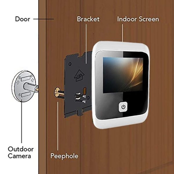 SN530S 3.0 inch Screen 1.0MP Security Camera Digital Peephole Door Viewer - Image 8