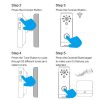 B10 52 Chimes 110dB Doorbell Receiver Low Power Consumption Home Door Tools, EU Plug, AC 90-260V (Black) - Image 7
