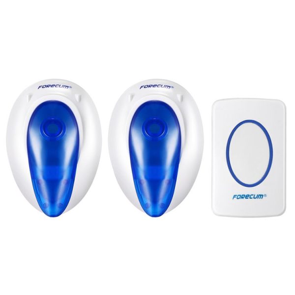 Forecum 7F Wireless Smart Home Doorbell with Dual Receiver, Remote Control Distance: 200m (Open Air), EU Plug - Image 2