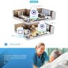 Forecum 8F Wireless Smart Home Doorbell with Dual Receiver, Remote Control Distance: 200m (Open Air), EU Plug - Image 15