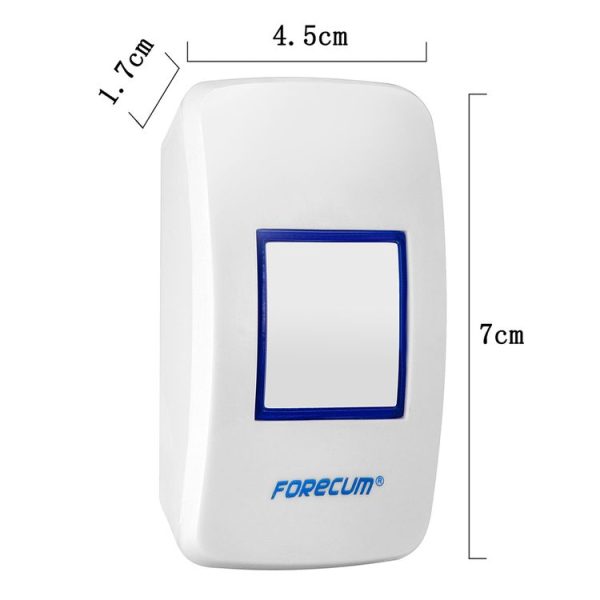 Forecum 8F Wireless Smart Home Doorbell with Dual Receiver, Remote Control Distance: 200m (Open Air), EU Plug - Image 4
