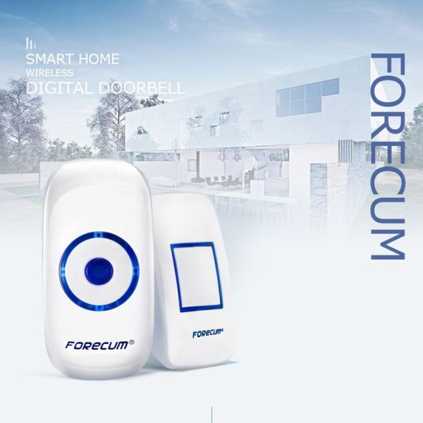 Forecum 8F Wireless Smart Home Doorbell with Dual Receiver, Remote Control Distance: 200m (Open Air), EU Plug - Image 8