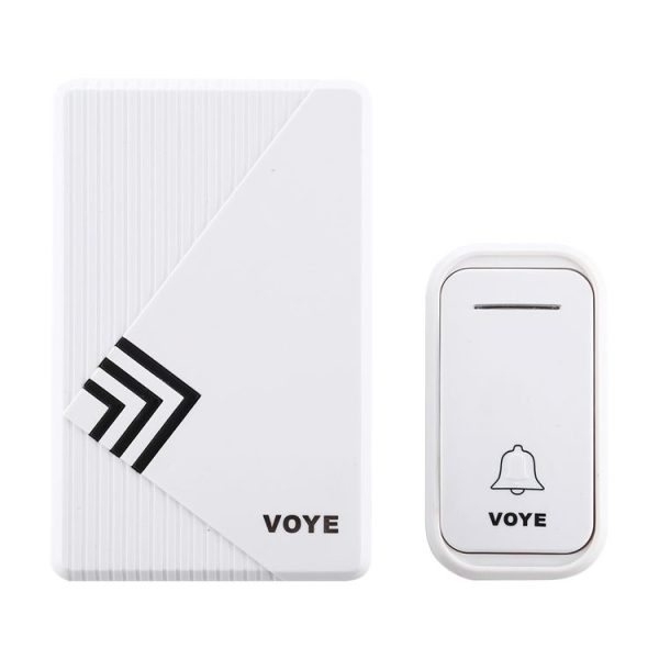 VOYE V022F Home Music Remote Control Wireless Doorbell with 38 Polyphony Sounds (White) - Image 2