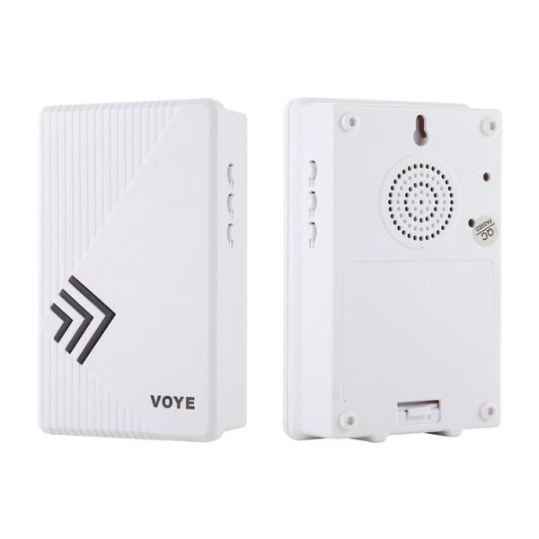 VOYE V022F Home Music Remote Control Wireless Doorbell with 38 Polyphony Sounds (White) - Image 3