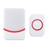 CMF1188 Home Music Remote Control Wireless Doorbell with 38 Ringtones & Colorful Flashing Lights + Ringtones / Ringtones / Colorful Flashing Lights 3-Modes (White) - Image 2