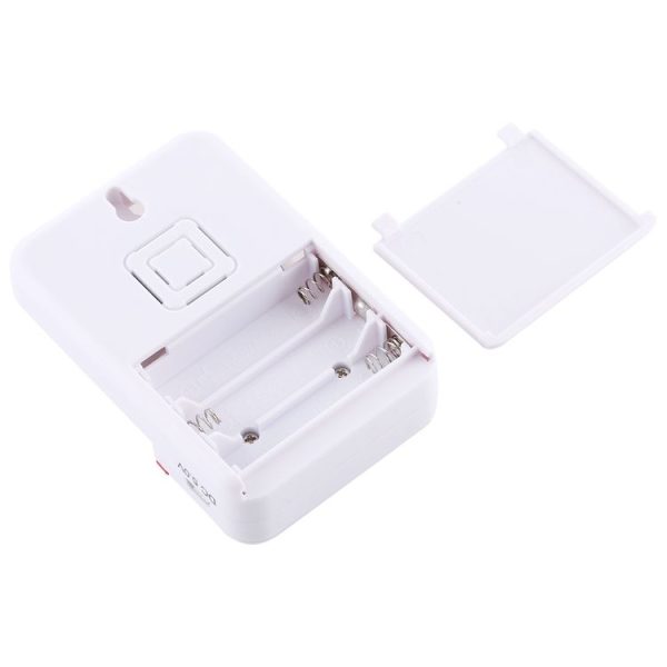 CMF1188 Home Music Remote Control Wireless Doorbell with 38 Ringtones & Colorful Flashing Lights + Ringtones / Ringtones / Colorful Flashing Lights 3-Modes (White) - Image 4