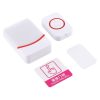 CMF1188 Home Music Remote Control Wireless Doorbell with 38 Ringtones & Colorful Flashing Lights + Ringtones / Ringtones / Colorful Flashing Lights 3-Modes (White) - Image 5