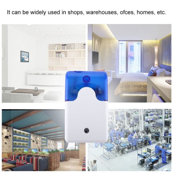 103 Mini Strobe Siren Durable Home Security Alarm System (Blue) - Image 8