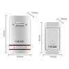 CACAZI V027G One Button One Receivers Self-Powered Wireless Home Kinetic Electronic Doorbell, EU Plug - Image 2
