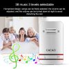 CACAZI V027G One Button One Receivers Self-Powered Wireless Home Kinetic Electronic Doorbell, EU Plug - Image 4