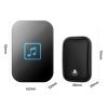 CACAZI FA86 Self-Powered Smart Home Wireless Doorbell, EU Plug (Black) - Image 2