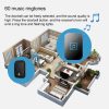 CACAZI FA86 Self-Powered Smart Home Wireless Doorbell, EU Plug (Black) - Image 5