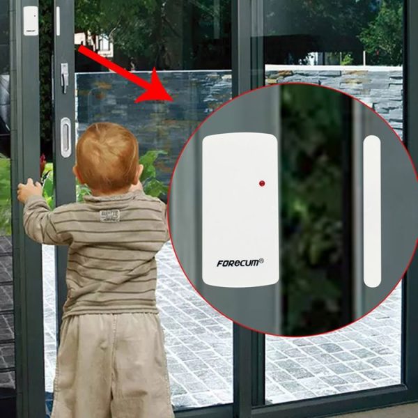 Forecum-A001 Smart Home Magnetic Sensor Alarm, One Magnetic Sensor Two Remote Controller - Image 10